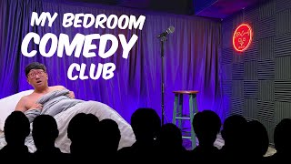 I BUILT A Comedy Club 🎤 in my Bedroom 🛏 [upl. by Joappa840]