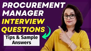 Procurement Manager Interview Questions and Answers  Procurement Officer Interview Questions [upl. by Kavanagh]