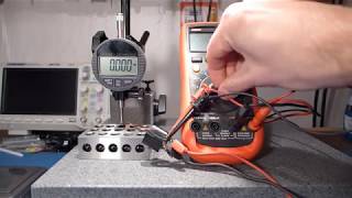 Piezoelectric Actuator Testing Displacement vs Voltage [upl. by Chico640]