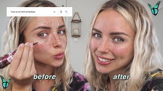 How To Do Henna Freckles [upl. by Cannell]