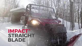 WESTERN® IMPACT™ UTV Snowplows [upl. by Eenhpad389]