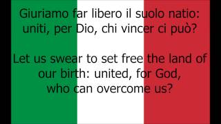 Italian National Anthem ItalianEnglish [upl. by Yendirb162]