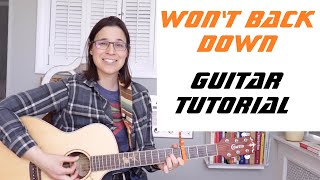 Wont Back Down Guitar Lesson [upl. by Dorian211]