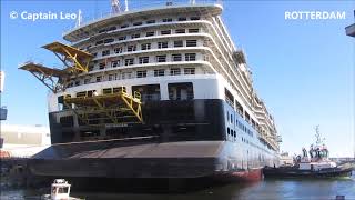 Amazing Float Out MS Rotterdam Holland America Cruise Ship [upl. by Rodenhouse]