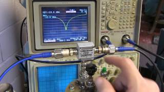 248 Tune Bandpass Cavity Filter using Return Loss w Directional Coupler [upl. by Lilybel]