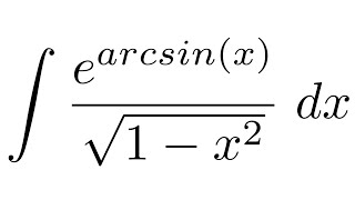 Integral of earcsinxsqrt1x2 substitution [upl. by Tamah]