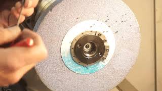 Surface grinder wheel balancing [upl. by Aenaj]