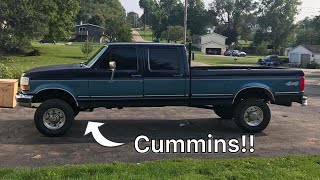 12 Valve Swapped F350 Obs Ford [upl. by Anora]