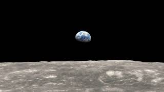 Apollo 8  Earthrise from Moon With Genesis Reading [upl. by Revart]