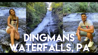 Dingmans Falls Pennsylvania 4k Video [upl. by Haldeman888]