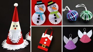 5 Easy Christmas Crafts Ideas For Christmas Decorations  DIY Christmas Decor [upl. by Annayk753]