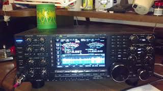 ICOM 7851 vs Yaesu FTDX9000 at R5AA [upl. by Alamaj]