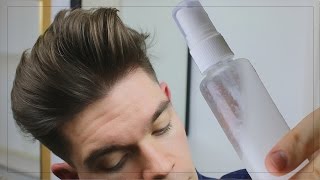 DIY Salt Spray  Voluminous Textured Hair [upl. by Ayerim]