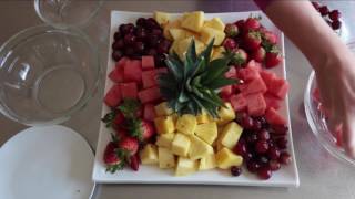 Super Impressive ThrowTogether Fruit Platter For Easy Entertaining [upl. by Ynetsed]