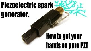 Piezoelectric spark generator [upl. by Esiuqcaj250]