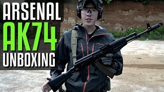 Arsenal SLR104 AK74 Unboxing  And Shooting [upl. by Largent]