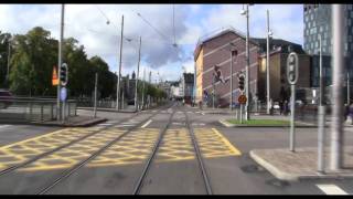 Spårvagn Linje 2  Tram line 2 in Gothenburg hela turen på 9 minuter [upl. by Hose]