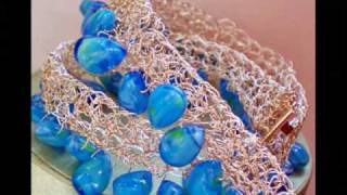 Wire Crochet Jewelry From Zeba Collection [upl. by Tosch]