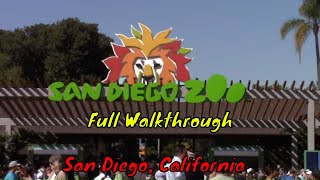 San Diego Zoo Full Tour  San Diego California [upl. by Aryk788]