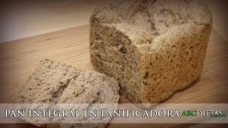 DELICIOSO PAN INTEGRAL RECETA PARA PANIFICADORA [upl. by Llibyc]