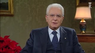 discorso di fine anno Presidente Mattarella [upl. by Motteo]