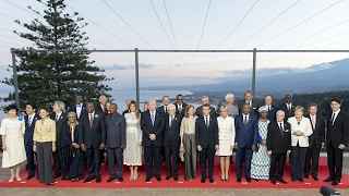 Presentazione Capi di Stato e di Governo vertice G7 al Presidente Mattarella [upl. by Oba]