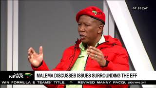 Malema discusses issues surrounding the EFF [upl. by Savannah586]