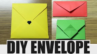 How to make an envelope  DIY paper envelope [upl. by Angelita]