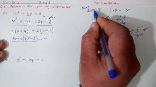 Ex122 Q5 Chapter12 Factorisation  Ncert Maths Class 8  Cbse [upl. by Eidorb]