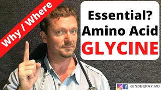 GLYCINE Why You NEED It amp Which Foods Have It Essential Amino Acid [upl. by Yoshio545]