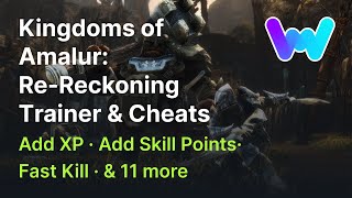 Kingdoms of Amalur ReReckoning Trainer 14 Cheats Unlim Durability Mana Add XP amp More [upl. by Warrin]