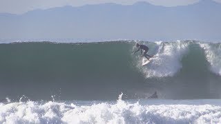 Rincon Surfing Raw  Carpinteria CA [upl. by Elleraj]