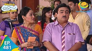 Taarak Mehta Ka Ooltah Chashmah  Episode 481  Full Episode [upl. by Lattonia]