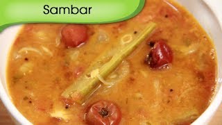 Sambar Recipe  How To Make Sambar For Idli or Dosa  South Indian Lentil and Vegetable Curry [upl. by Eidnahs]