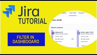 How Create Filter In Dashboard  Jira Tutorial 2021 [upl. by Sherborn]