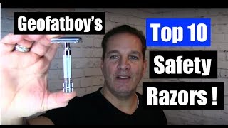 Top 10 Safety Razors [upl. by Noillimaxam]