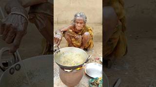 105 year old widow grandma cooking SMALL FISH CURRY recipe Village food [upl. by Gussi]