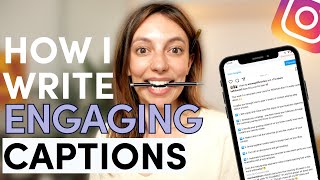 How To Write Great Captions To Increase Engagement  Instagram Caption Writing Tips amp Examples [upl. by Sivet]