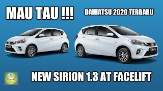 Review Daihatsu Sirion 13 AT 2020 Terbaru New Sirion Facelift Improvement  Indonesia [upl. by Odrareg]