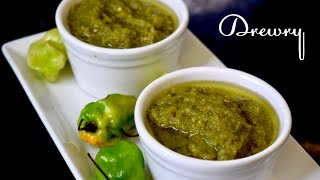 Authentic Ghana green pepper sauce Kpakposhito  also a great Marinade [upl. by Durston]