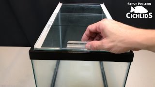 How to Make Sliding Glass Aquarium Lids [upl. by Selinski]