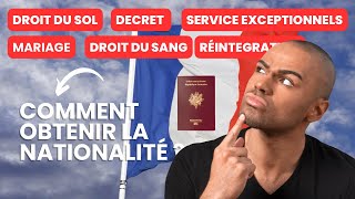 Comment obtenir la nationalité française [upl. by Bovill206]