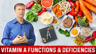 Vitamin A Sources Functions and Deficiencies – Dr Berg [upl. by Gavrielle260]