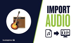 How to Import Audio Files into GarageBand [upl. by Akehsyt]