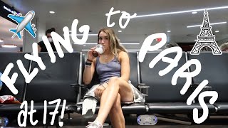 Flying to Paris  AIRPORT VLOG [upl. by Iel]