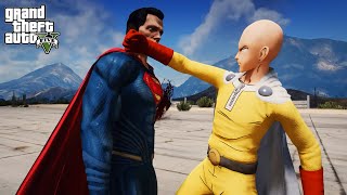 GTA 5  Saitama VS Superman  Death Battle [upl. by Kelton]