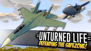 DEFENDING THE SAFEZONE  Unturned Life Roleplay 590 [upl. by Yenruoc]