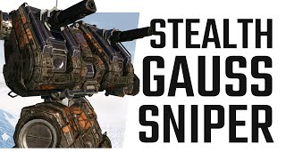 Stealth Gauss Sniper  Thanatos Stealth Build  Mechwarrior Online The Daily Dose 1226 [upl. by Coady]