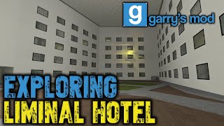 GMOD Exploring Liminal Hotel  Scary Easter Eggs [upl. by Yelyab]