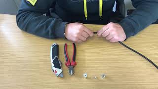 How to fitreplace a Coax plug for TV Aerial  North West Aerials [upl. by Louisa650]